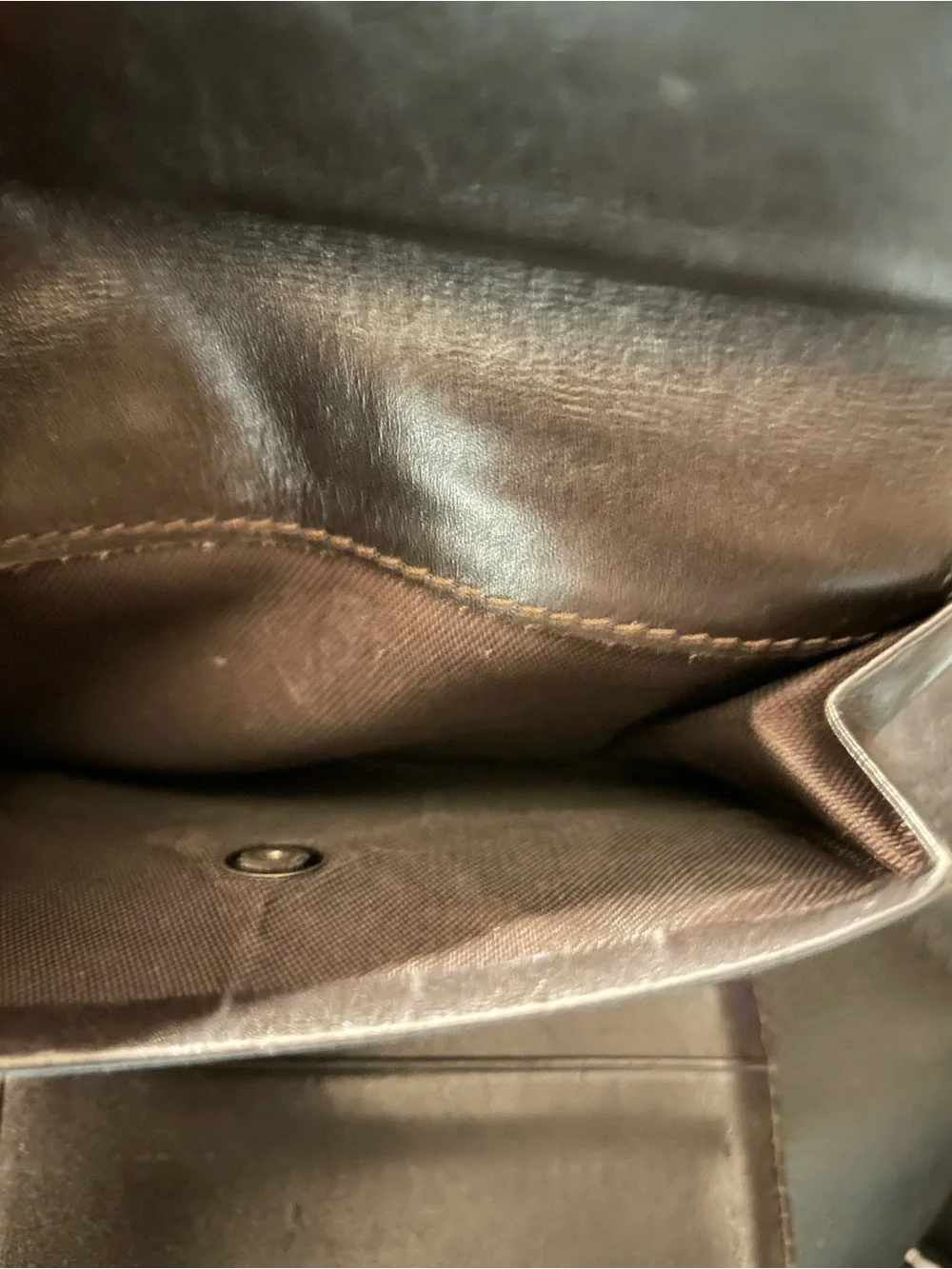 Fendi Monogram Canvas Small Wallet in Brown